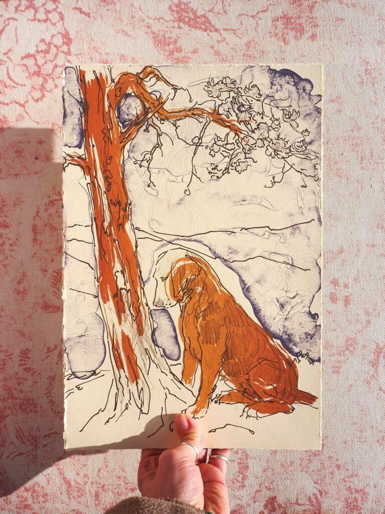 The Pine Tree stone lithograph edition 2025